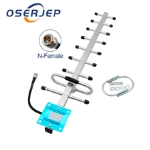 Yagi антенна GSM Открытый 9 единиц 13DBi 824-960 МГц 900 МГц GSM CDMA внешняя антенна с N гнездовым разъемом для ретранслятора сигнала