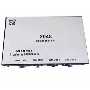 

2048 Lighting Controller Artnet Dmx Control System 4 Way Ethernet Extender Dmx512 Light Show Stage Lighting Effect DJ Equipment