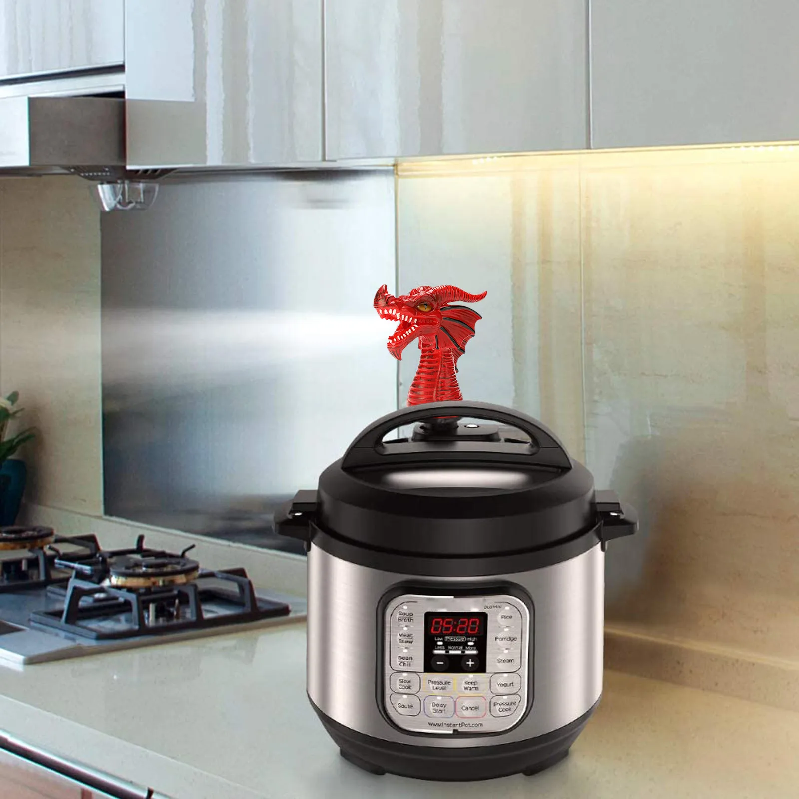 Fire-Breathing Steam Diverter For Pot Pressure Release Accessory Compatible Instant Ninja Foodi Crock Models for Kitchen Supply
