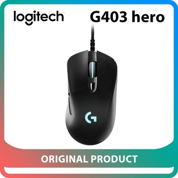 

Logitech G403 Hero Gaming Mouse Wired RGB without packaging, support mouse gamers support desktop/laptop