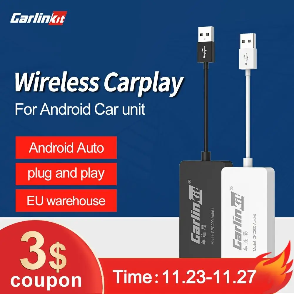 

Carlinkit Wireless CarPlay ForApple Smart Link USB Dongle for Android Navigation Player Mini USB Carplay Stick with Android Auto