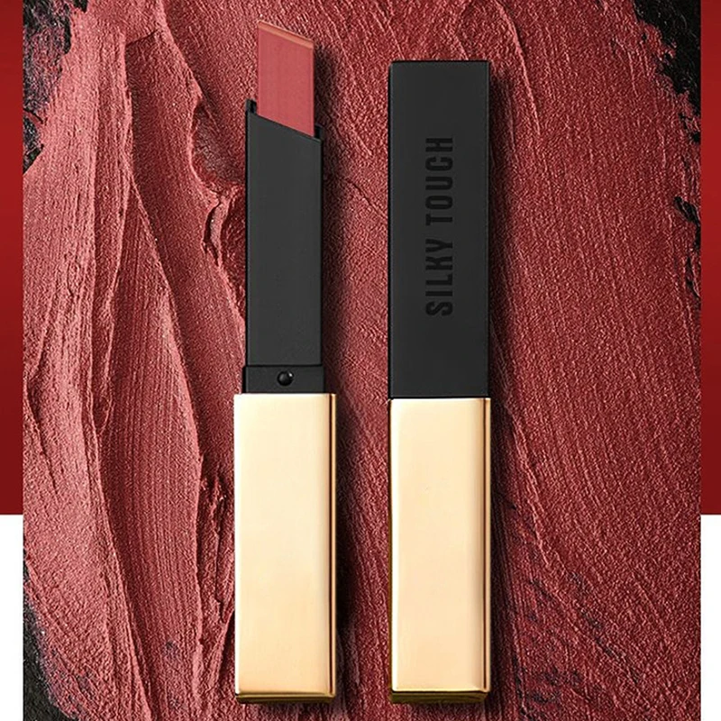 CL050 Waterproof Lip Gloss Elegant Lipstick For Women Lips Makeup Long Lasting Matte Lipstick Small Gold Bar Cosmetic Red Lip CL050 Waterproof Lip Gloss Elegant Lipstick For Women Lips Makeup Long Lasting Matte Lipstick Small Gold Bar Cosmetic Red Lip