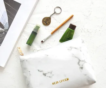 

Sandro House Stationery Marble Wash Bag Stationery Bag Creative Printing Pen Bag Portable Storage Bag Cosmetic Bag