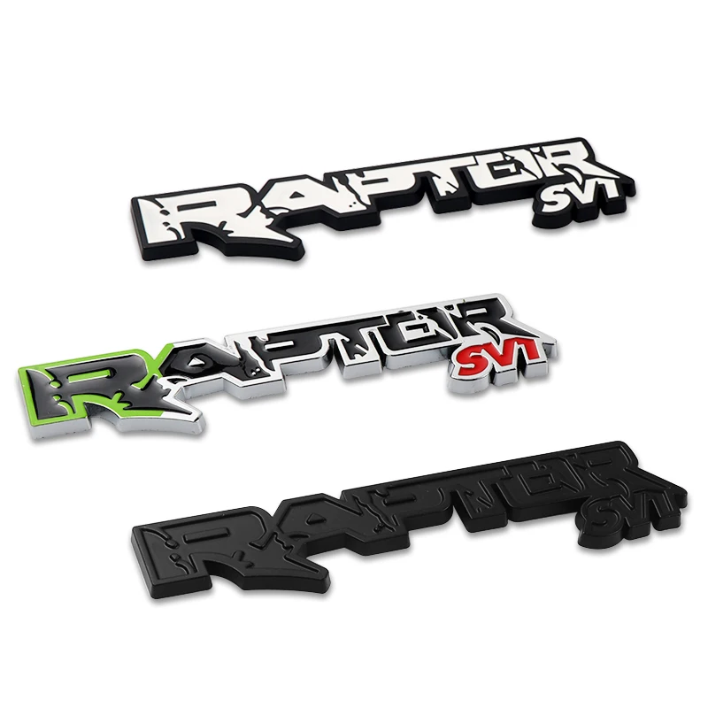 New Metal Alloy RAPTOR SVT Emblem Car Styling sticker decoration For ...