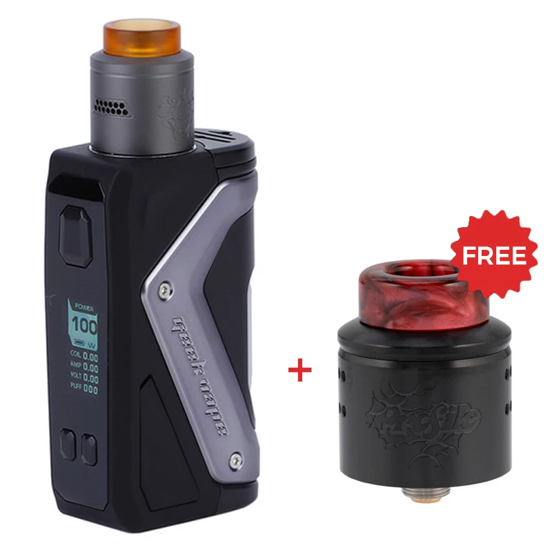 

Free Gift!!GeekVape Aegis Squonk 100W TC vape mod Kit with Tengu RDA Atomizer 3ohm electronic cigarettes