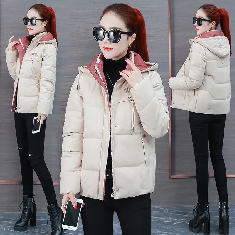 

2019 New Style Fall And Winter Clothes Cotton Coat Women's Short Korean-style Loose-Fit Cotton-padded Clothes WOMEN'S Coat Thick