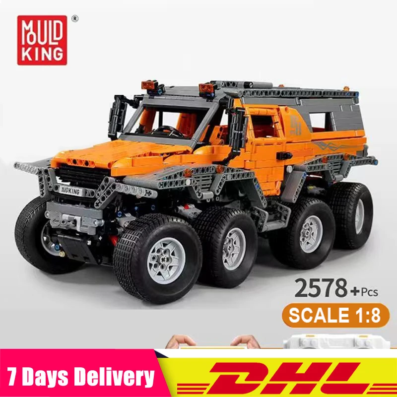 

2019 Mould King RC Blocks 13088 Avtoros Shaman 8x8 Compatible blocks 23011Technic MOC-5630 Building Bricks Educational Toys Gift