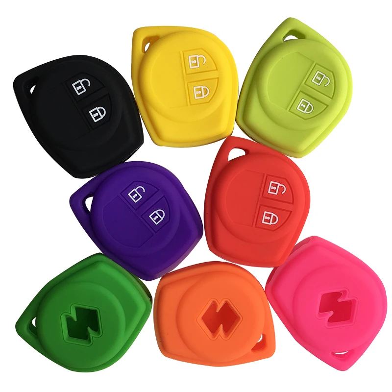 Funda de Gel de sílice para llave de coche, para SUZUKI SX4, Vitara rápida, Amagatarai, llavero con alarma