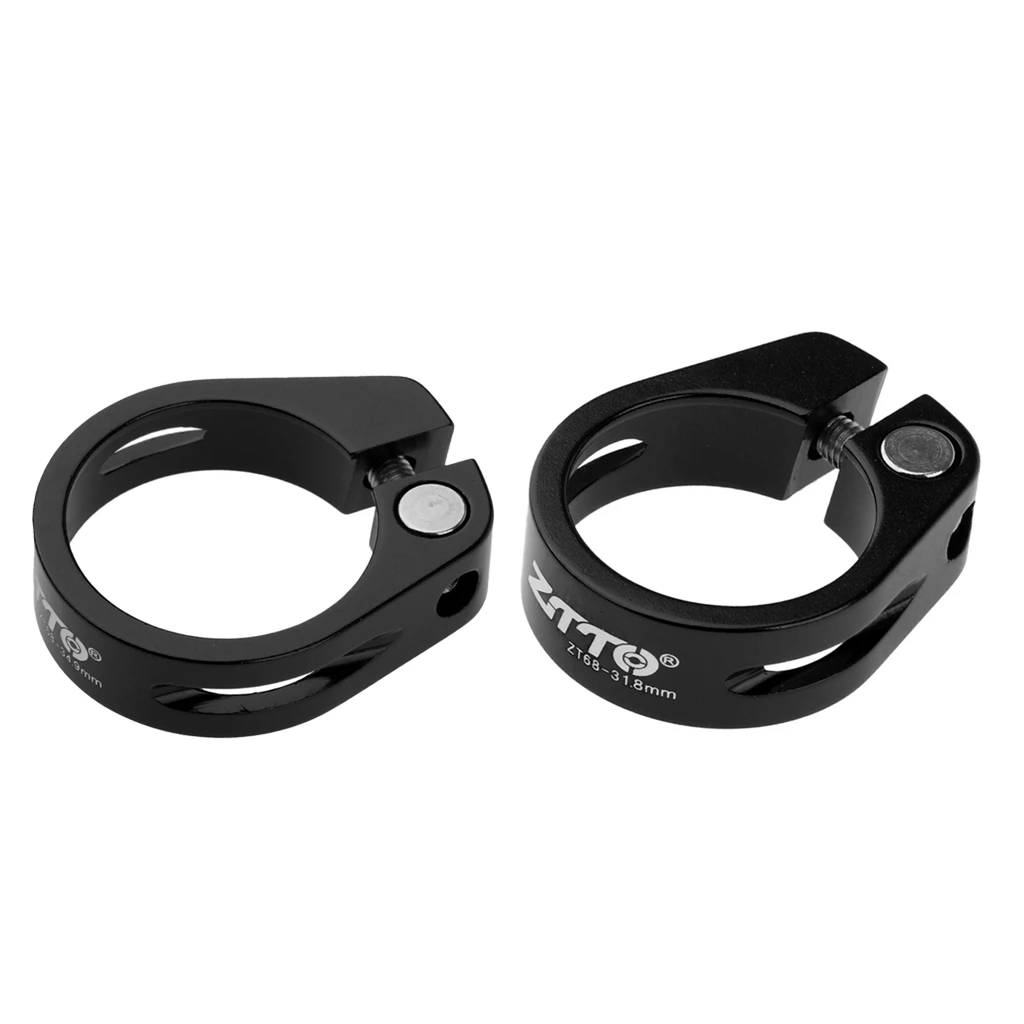 

Bike Seat Post Clamp, Aluminium Alloy Ultralight Bicycle Lock Seat Clamp Cycling Part Seatpost Clip 34.9mm 31.8mm Dia.