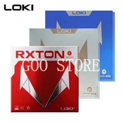 LOKI RXTON Table Tennis Rubber ITTF Approved Red Pimples-in Hard Sticky Ping Pong Rubber Sponge for Fast Attack/Loop/Control