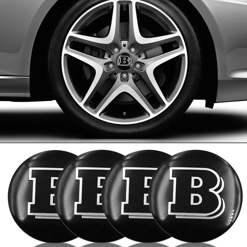 

4 pcs Car stickers Car Wheel Center Hubcaps Badge Sticker For Mercedes-Benzs AMG GLC GLE CLA GLA W205 W211 W213 Automotive goods