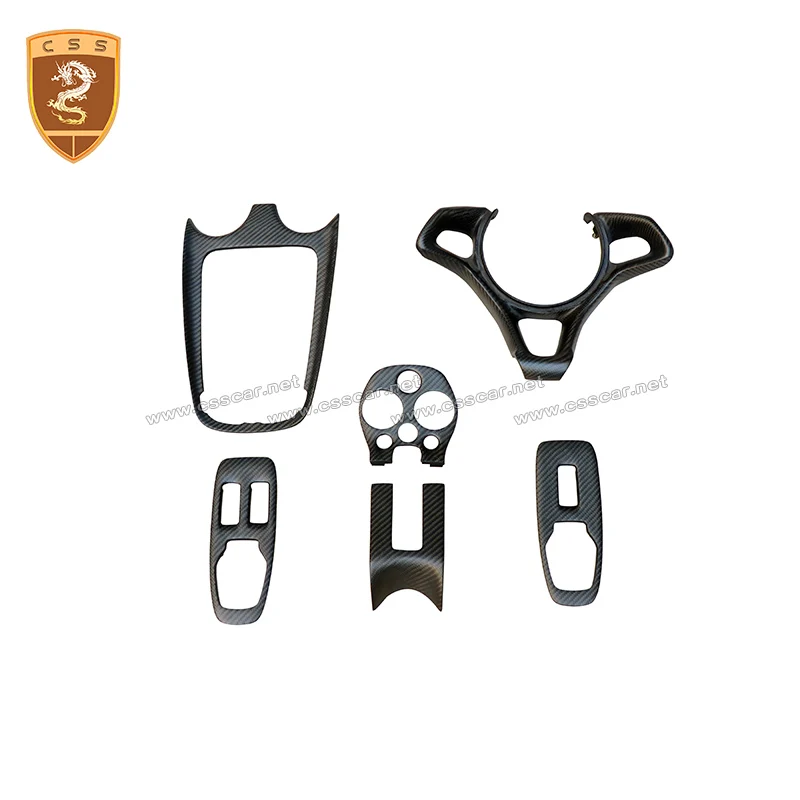 

Full Carbon Fiber Interior Trims Instrument Panel Trims Set cover interior fit for McLaren 540C 570S