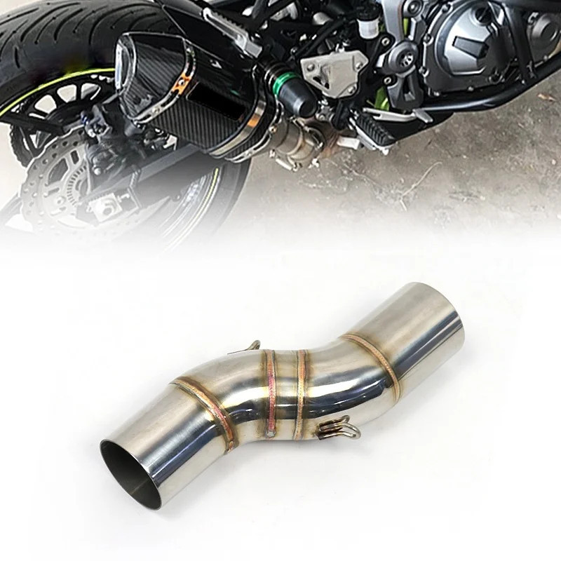 

For Benelli 502X Motorcycle Exhaust Pipe Slip on Mid Middle Link Pipe Connection Adapter Motorcycle Exhaust Escape Accessories