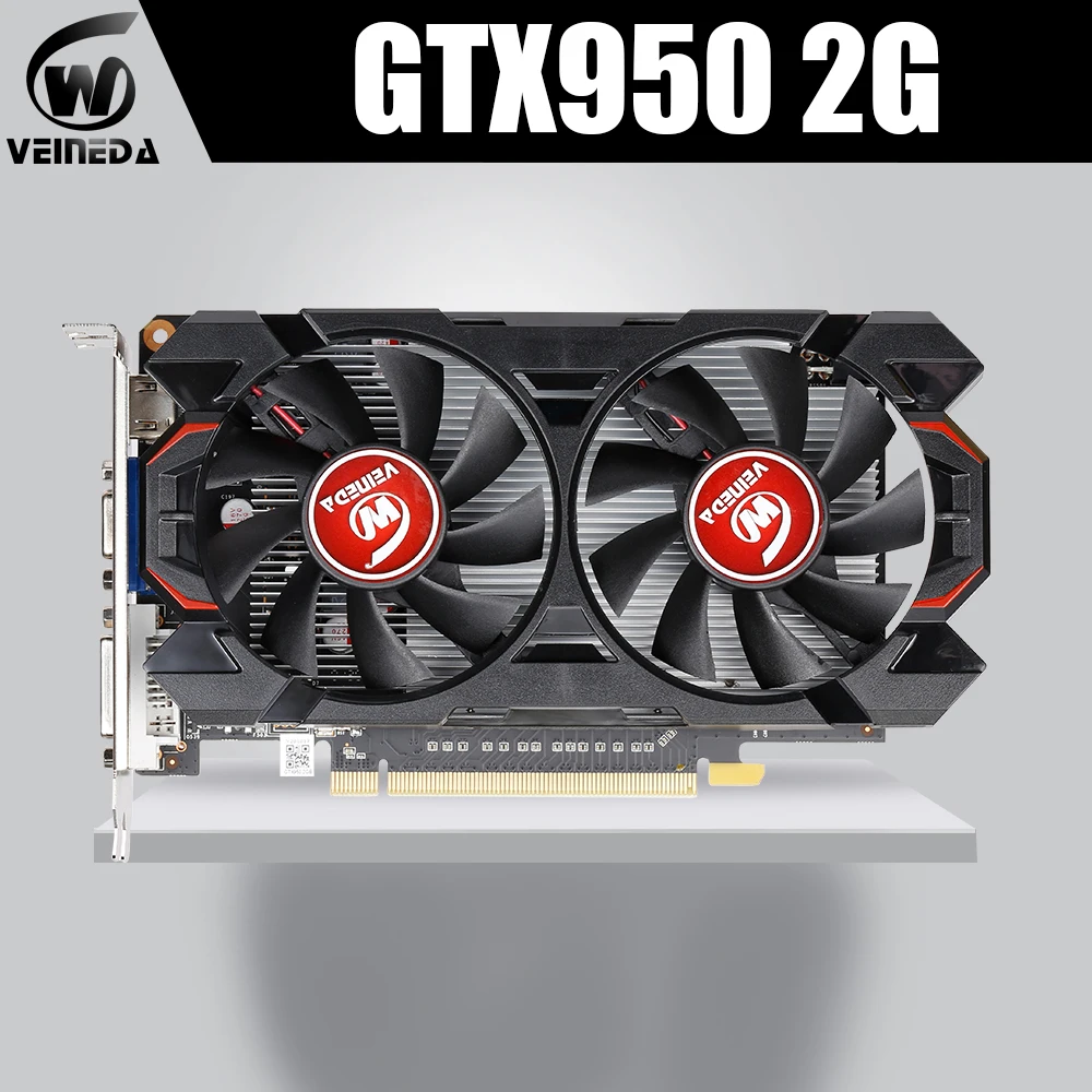 Оригинальная графическая карта gtx 950 2 Гб бит GDDR5 для nVIDIA Geforce GTX Hdmi Dvi VGA