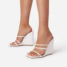 

Europe Summer 2022 New Slippers Women Fashion Sexy Wedges Slides Woman Flip Flop Platform Shoes Ladies Casual Beach Shoes Female