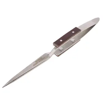 

Straight Curved Tip Selflock Tweezer Cross Locking Jeweler Jewelry Making Tool 50PE