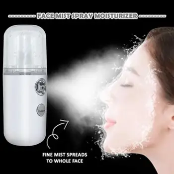 

Face Sprayer USB Nebulizer Spray Mist Moisturizing Nano Facial Sprayer Skin Care Beauty Instruments Air Humidifier Face Steamer