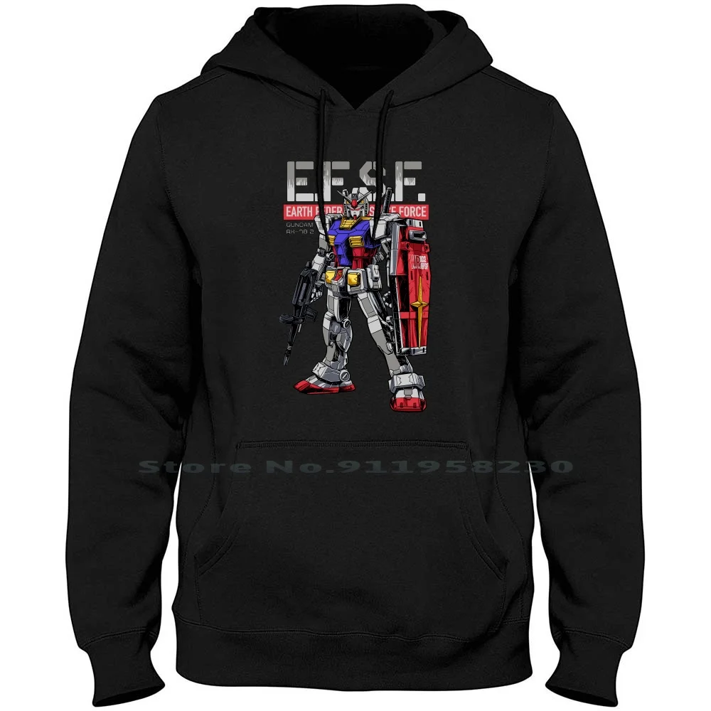 

Rx 78 - 2 Men Women Hoodie Pullover Sweater 6XL Big Size Cotton Origin Robot Am