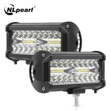 

Nlpearl 4'' 7'' 72W 60W Led Light Bar/Work Light 36W Led Bar Offroad Trucks SUV 4WD 4x4 Led Work Light Tractors SUV Boat 12V 24V