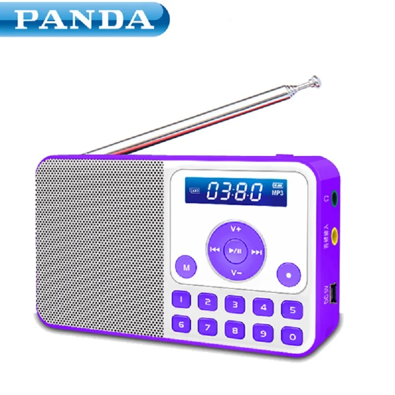 

PANDA DS-172 Portable LCD Screen Digital Player Radio Lithium Battery Song Selection Double Decoding