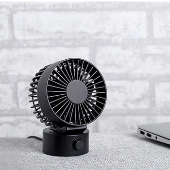 

Portable Fan Mini USB Charging Noiseless Desktop Electric Fan Summer Household Air Cooling Fan Gift Decoration For Office Home