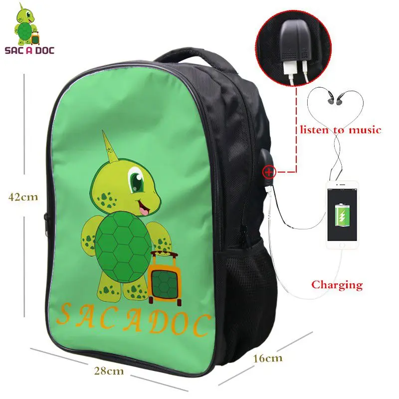 Многофункциональный рюкзак VOCALOID Hatsune Miku, зарядка через usb, разъем для наушников, для ноутбука, для подростков, мальчиков, девочек, школьные рюкзаки для косплея