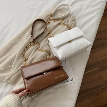 

Bags For Women Brand Original Design 2020 New Casual Joker Shoulder Bag Fashion Chain Slung Square Bag