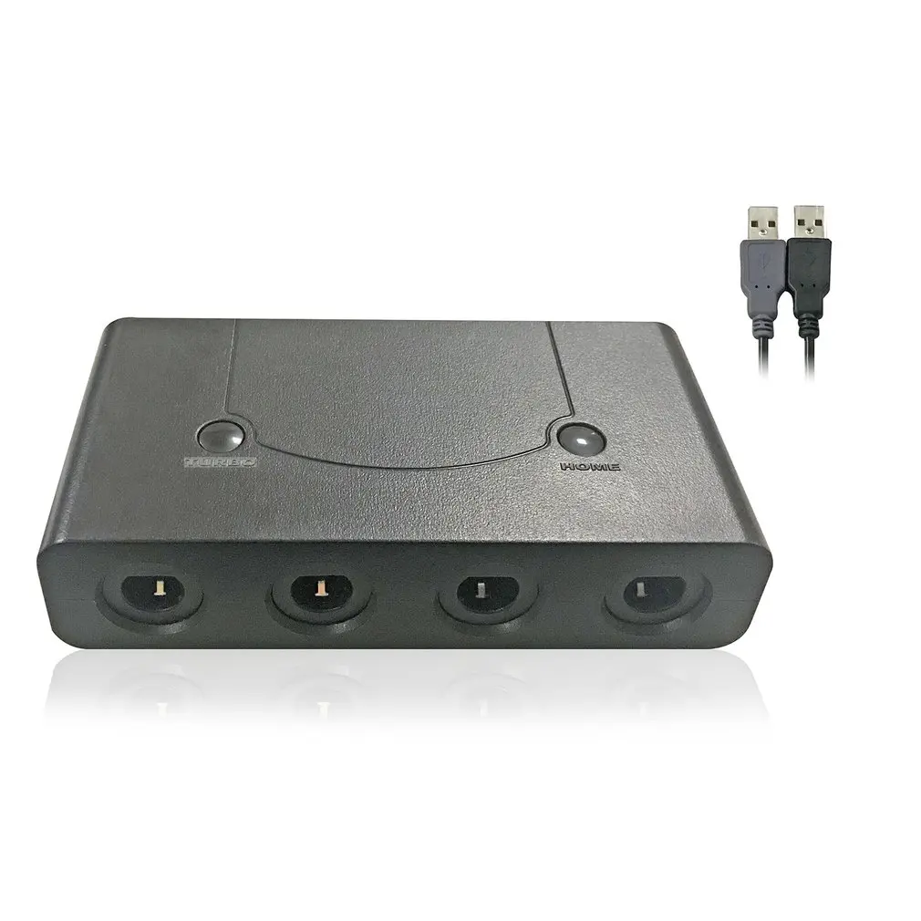 

3 in 1 Gamepad Adapter Switch Adapter GC to PC Controller USB Converter with HOME and TURBO functions for Nintend