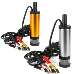 12V 24V DC Electric Submersible Diesel Oil Water Pump Portable 38mm Mini Multifunctional Electric Water Pump For Dropshipping