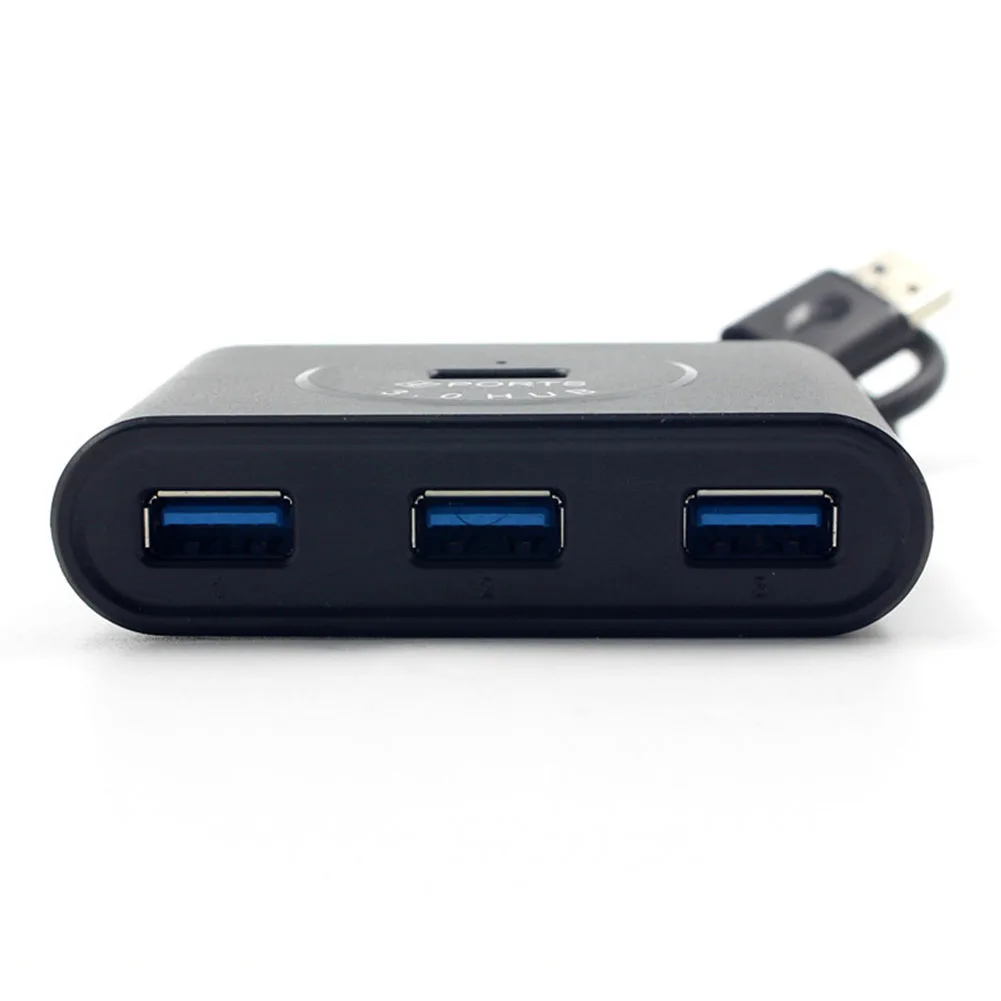 

USB3.0 HUB 4-Port USB Hub Splitter For Macbook Laptop PC Hard Drive Multi-Interface Expansion Hub