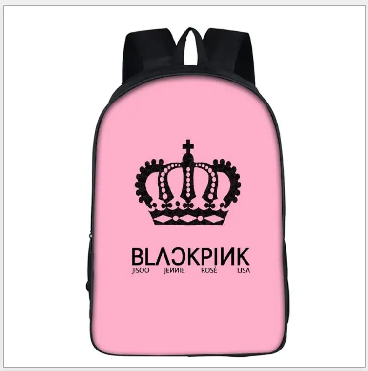 BLACKPINK LISA корейский рюкзак KPOP школьные сумки для подростков девочек и мальчиков нейлоновый рюкзак большой повседневный рюкзак для путешествий Mochila