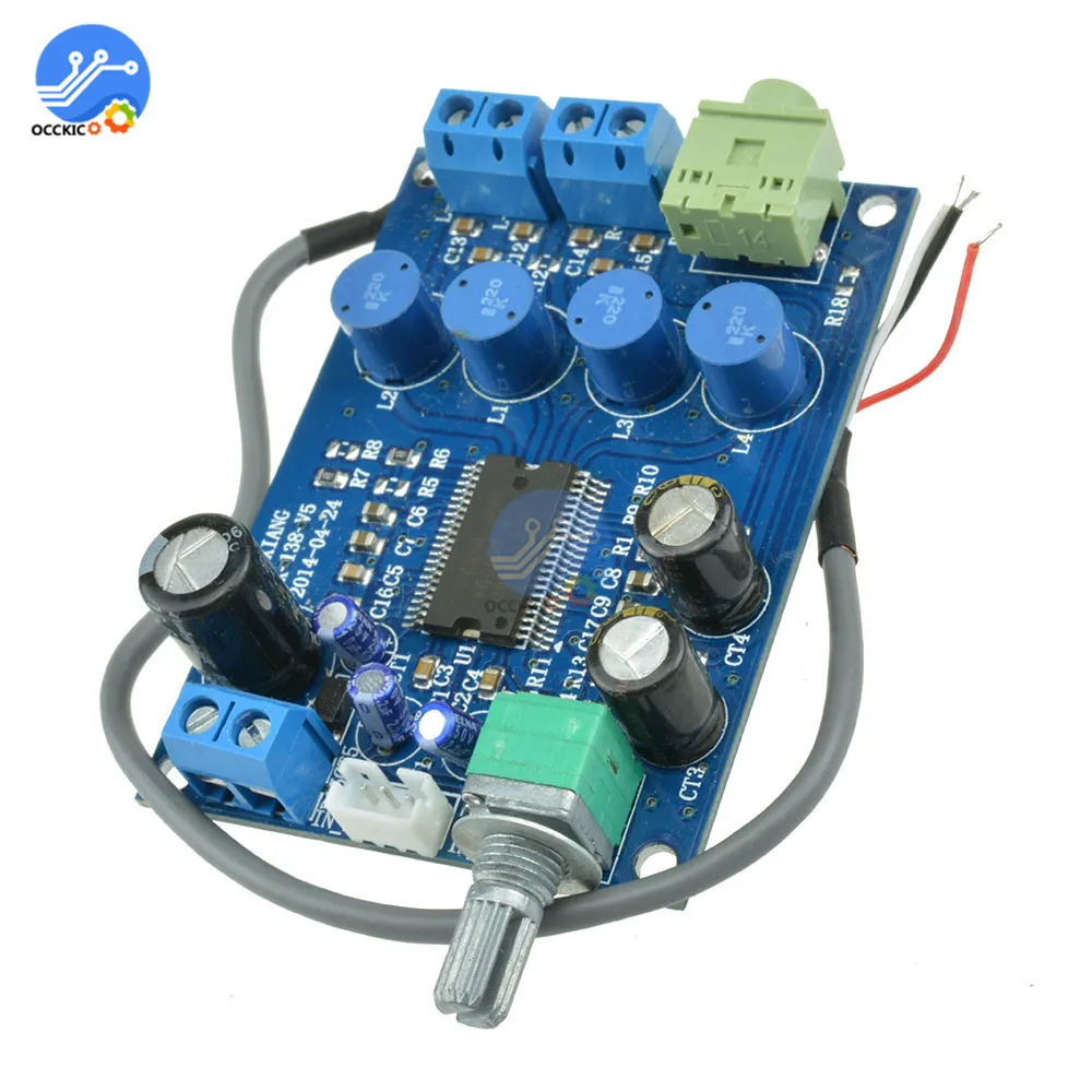 YDA138 Плата усилителя DC12V 2X10 Вт модульный усилитель двухканальный аудио динамик звук Пласа Плата усилителя sonorisation