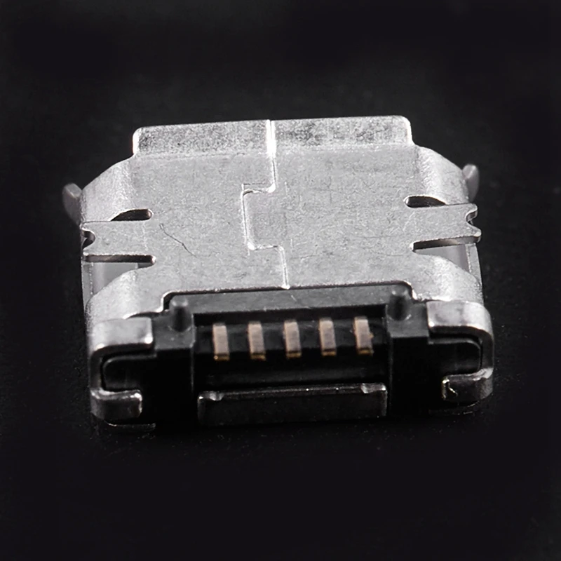 50 шт. PCB SMT Micro usb Тип B 5Pin гнездо адаптера Jack