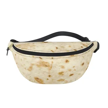 

Burrito Baby Adult Tortilla Blanket Pack Novelty Fashion Waist Bag Women Pack Sport Travel Belt Zipper Waist Pouch Crossbody Bag