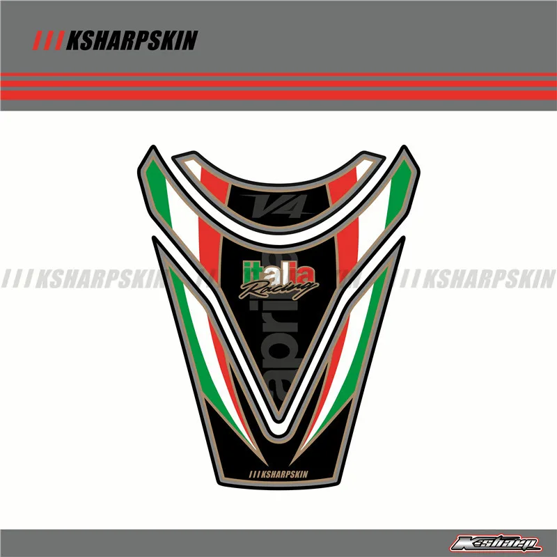 3D наклейка ADESIVI эмблема защитный Танк Pad Cas крышка подходит для Aprilia RSV4
