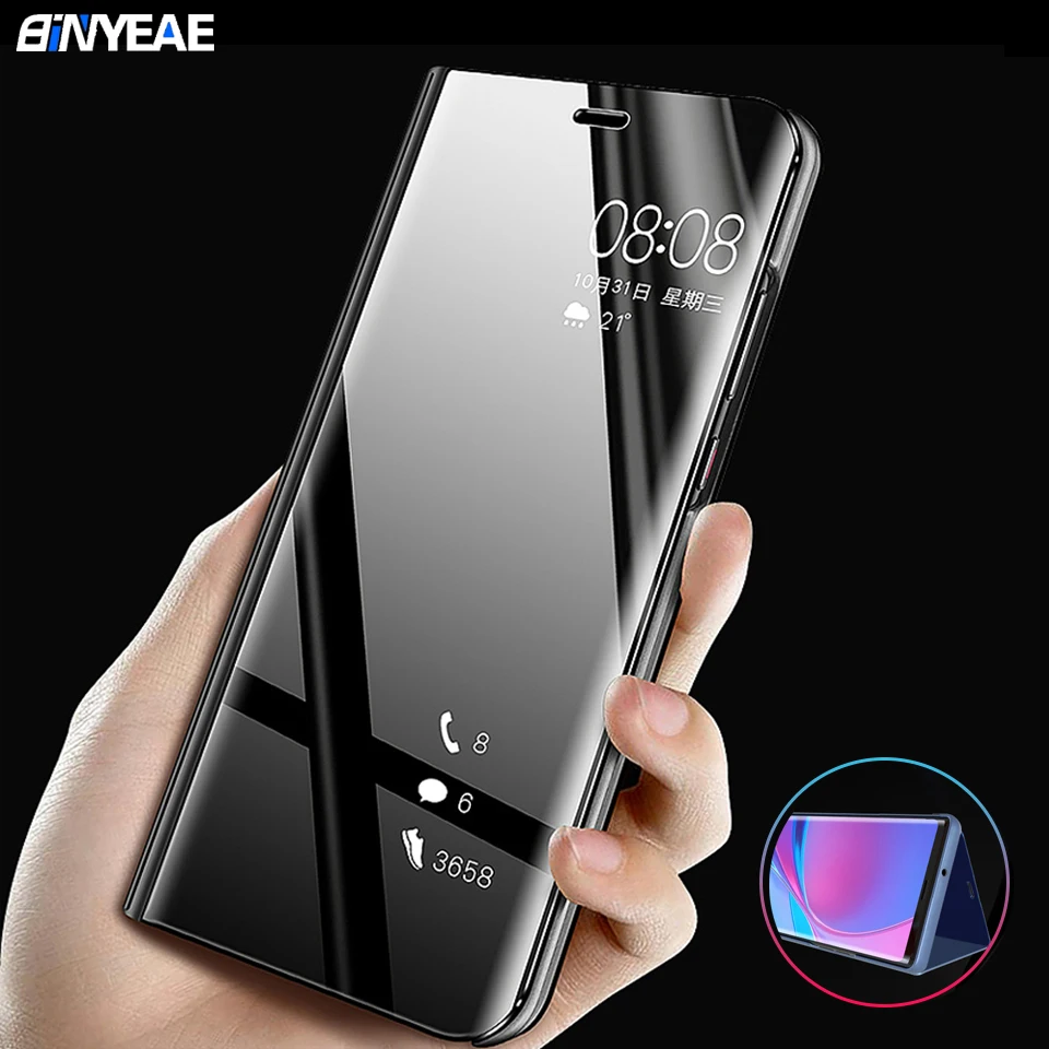 Чехол для Samsung A 51 71 умный зеркальный флип-чехол Galaxy A51 A71 2019 6 5 дюйма 7 чехол с