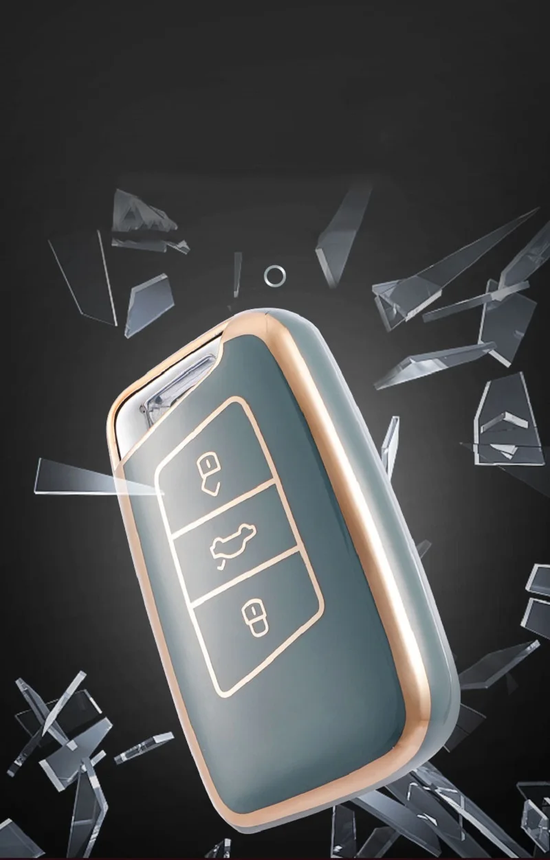 TPU Car Smart Key Fob Cover per VW PASSAT B8 Arteon Atlas New Jetta Skoda Kodiaq Superb A7 accessori Auto Auto portachiavi - H04949b249a974e218a3d1e97a89bb291E