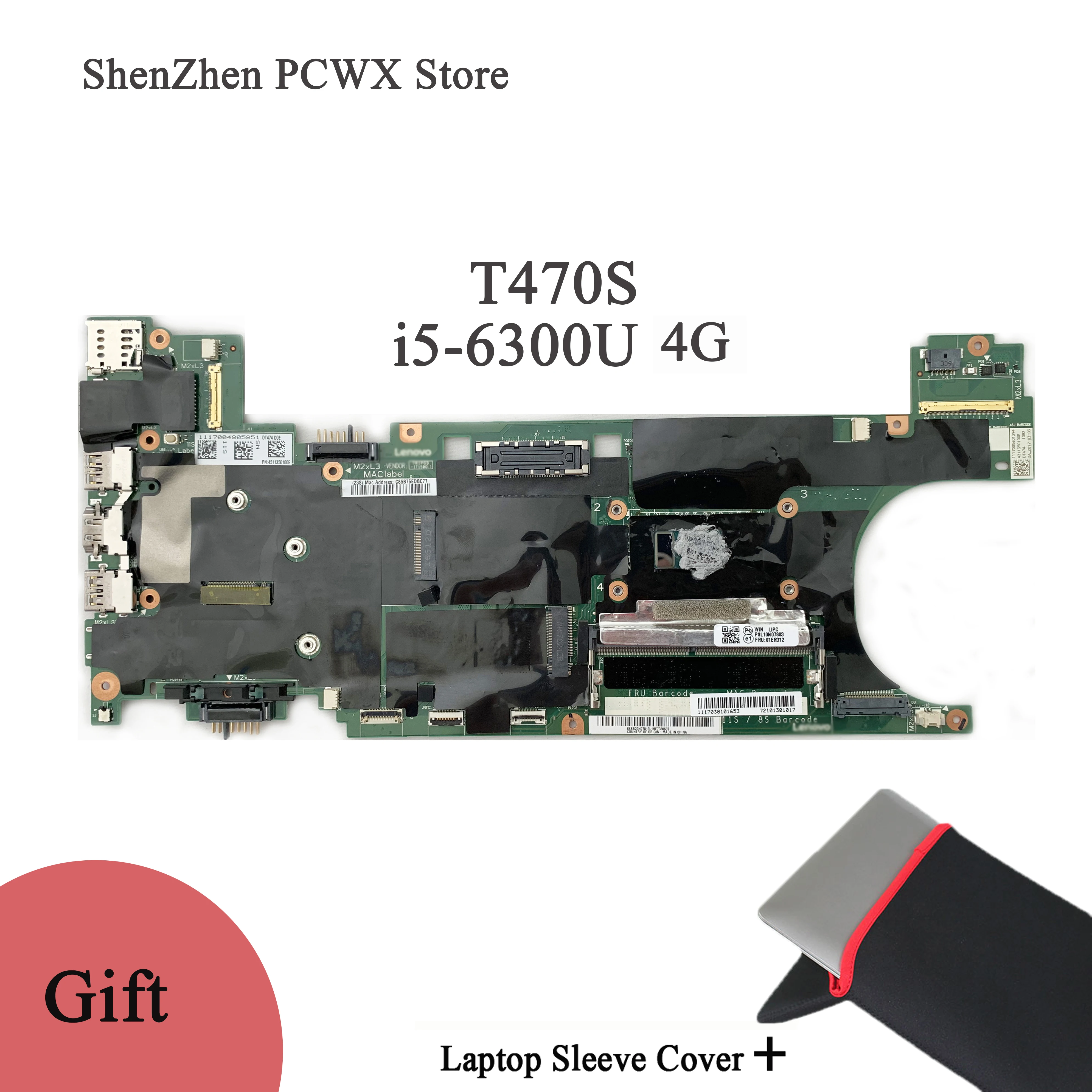 Материнская плата для ноутбука Lenovo ThinkPad T470S NM B081 материнская 4G CPU FRU 01ER312 PN:4511350100E 100%