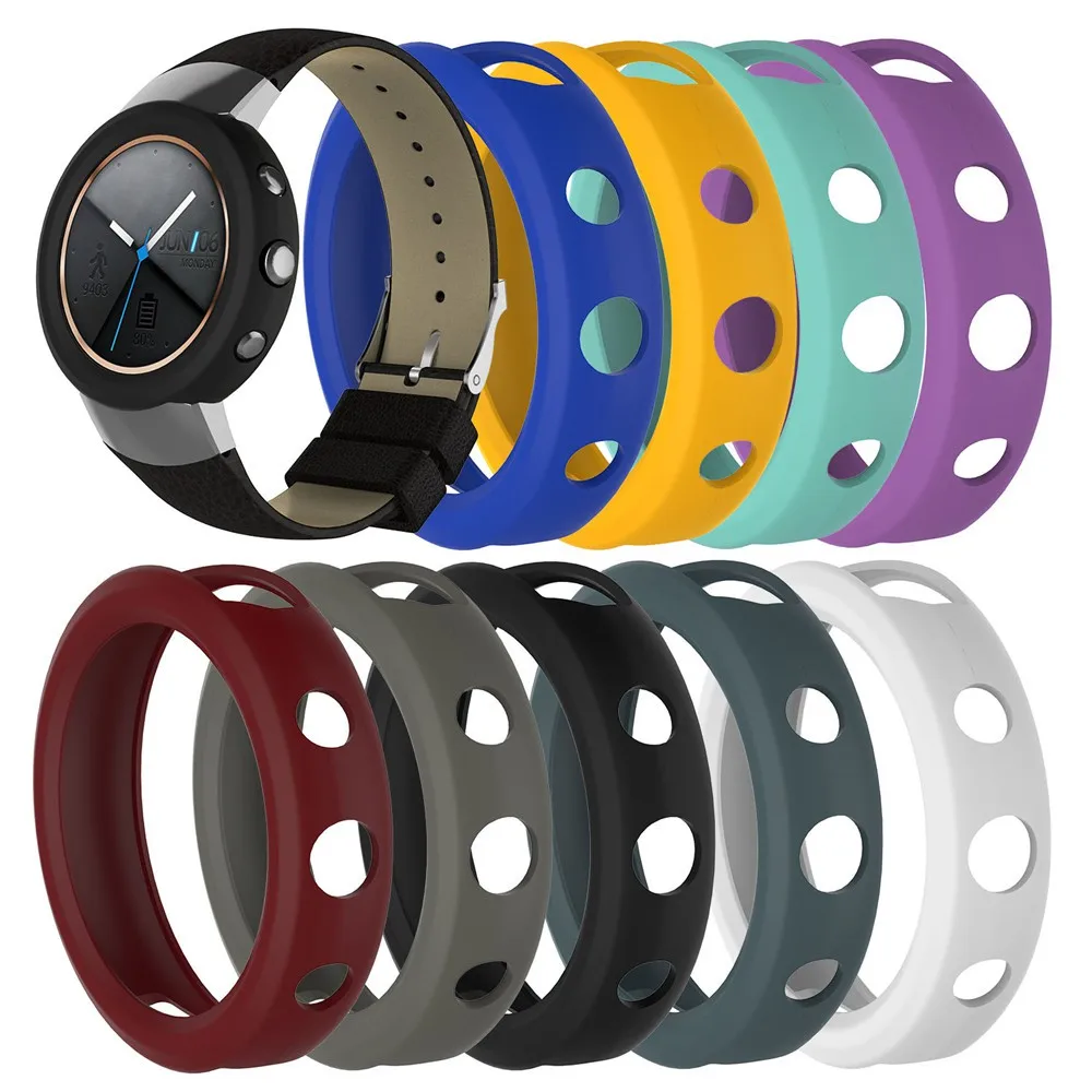 Мягкий силиконовый ударопрочный и чехол eiEuuk для ASUS ZENWATCH 3|Часы Чехлы| |