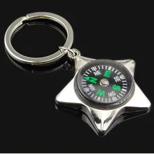 Пятиконечный компас со звездой брелок для ключей творческое навигационное путешествие юбилейный подарок многофункциональный мелкий товар может выгравировать warti