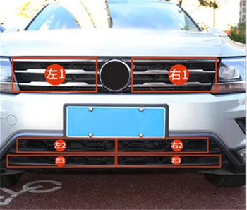 

for Volkswagen Tiguan L 2017 2018 2019 ABS car front grille protection water tank protection net insect net Car styling