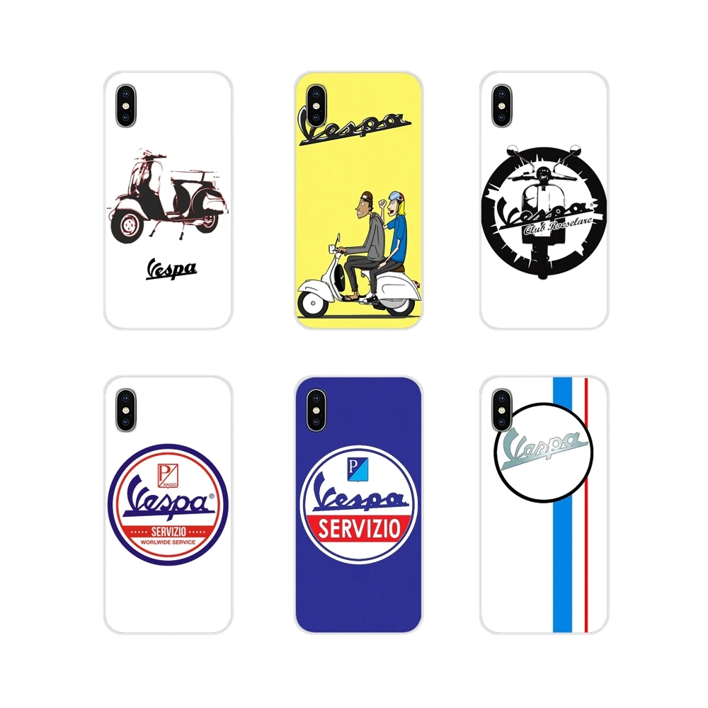 Для Apple iPhone X XR XS 11Pro MAX 4S 5C SE 6S 7 8 Plus ipod touch 5 6 аксессуары чехол для телефона Чехлы Vespa