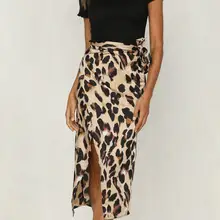 MeterMall, сексуальное платье с леопардовым принтом, с разрезом, облегающая юбка на талии, женское платье,, горячая распродажа, леопардовое Платье с принтом