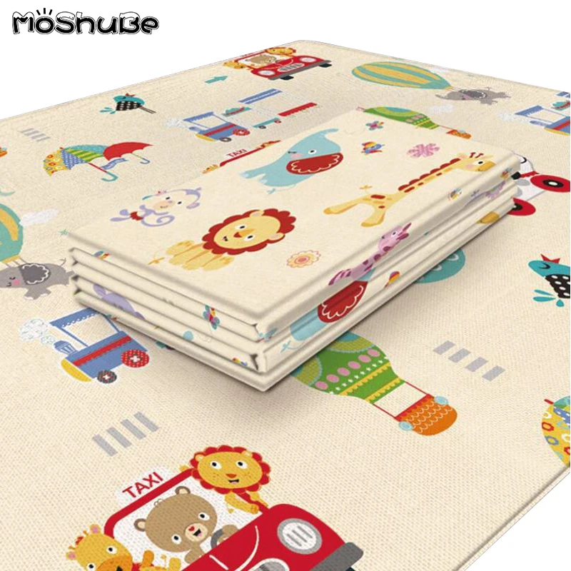

​Waterproof Baby Mat 1cm Thick Crawling Mat XPE Outdoor Indoor Folding Pad Home Folding Kids Rug Toys for Children's Carpet
