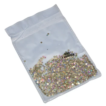 

Top Glitter SS3-SS20 Gold Flat Back Crystal AB 3D Non HotFix FlatBack Strass Sewing & Fabric Garment Rhinestone Nail Art Stone