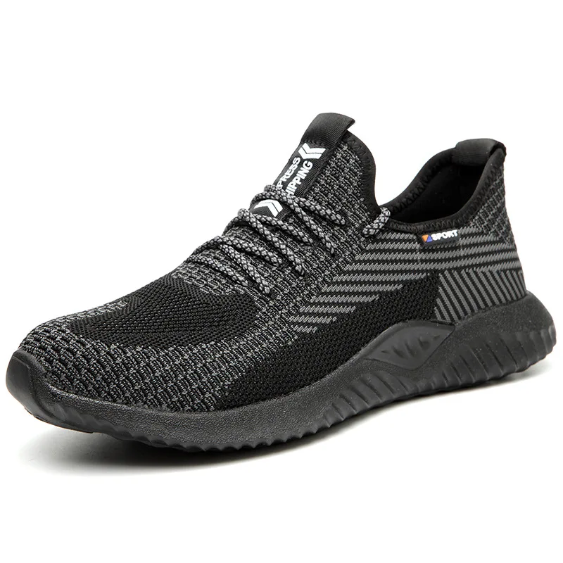 

Safety Work Shoes Boots For Men Male Protective Steel Toe Cap Boots Anti-Smashing Construction Safety Work Sneaker