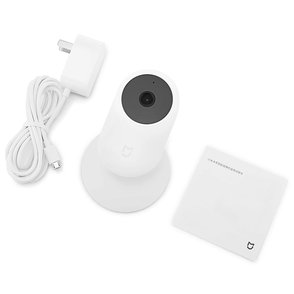 Xiaomi Mijia 1080P IP камера 130 градусов FOV ночное видение 2,4 ГГц двухдиапазонный WiFi Xiaomi домашний комплект монитор безопасности Поддержка SD карты