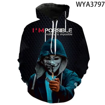

New Hacker Sweatshirts Casual Men Women Children Printed 3D Fashion Hoodies Cool Boy Girl Kids Pullover Streetwear Tops