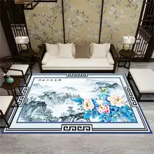Ковер в национальном стиле для гостиной, модный ковер для дивана с рисунком, большие мягкие фланелевые домашние декоративные ковры для гостиной