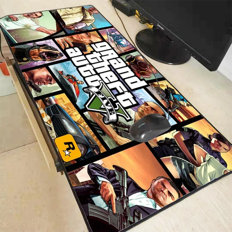 900*400*3 мм GTA V геймер игровые коврики коврик для мыши большой игровой